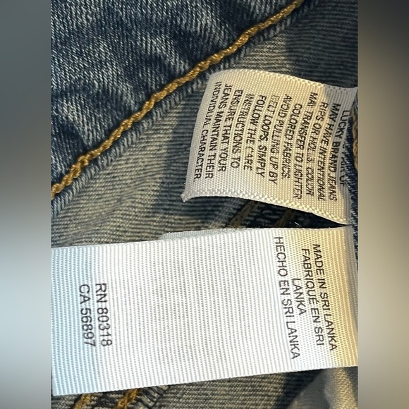 Lucky Brand Lolita Super Skinny Light Blue Slightly Distressed Jeans Size 6 - Picture 12 of 16